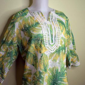 Palm Frawn  Blouse